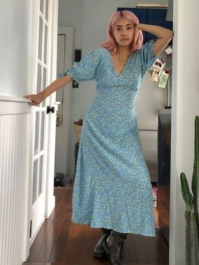 Faithfull the brand daija midi dress